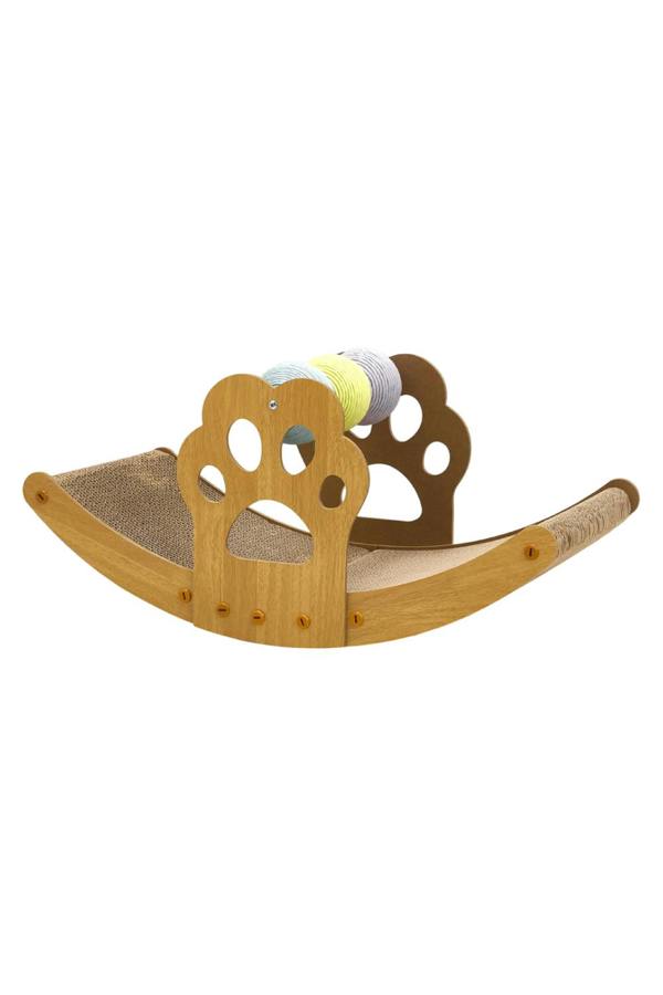 Living and Home 3 In 1 Cat Rocking Bed Scratching Chair