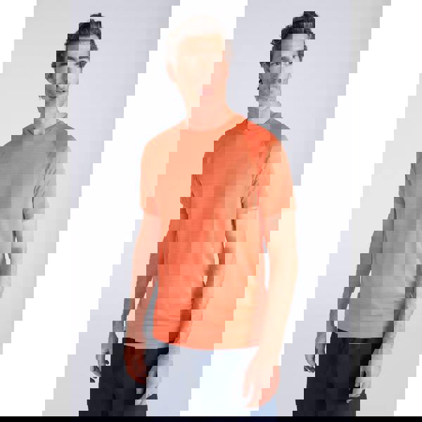 Mountain Warehouse Unisex Adult Stripe IsoCool T-Shirt - Bright Orange