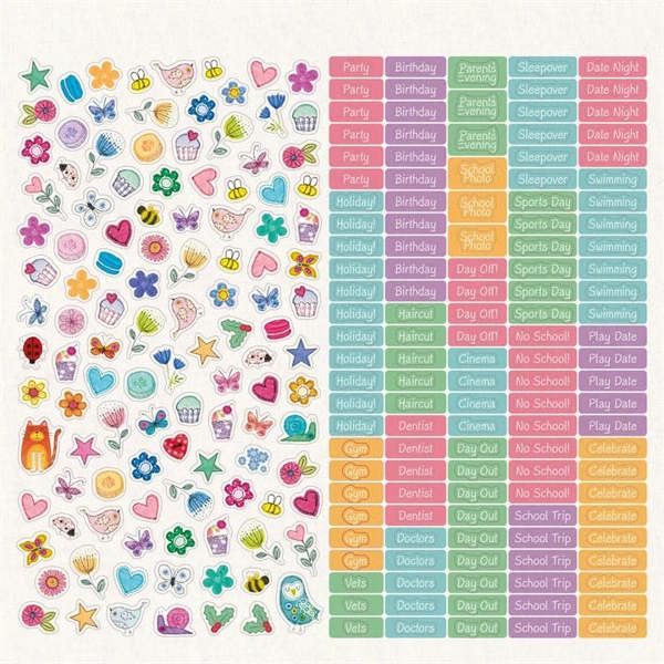 Mum's Fabric Household Family Planner 2027, Family Planners, Month To View, Family, Gift
