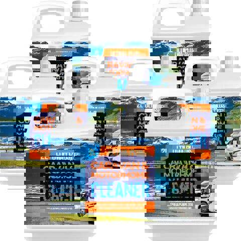 Ultima Plus XP Homefront Caravan and Motorhome Cleaner Deeply Cleans to Remove Black Streaks Dirt and Grime Easy to Use Formula (8 Litres)