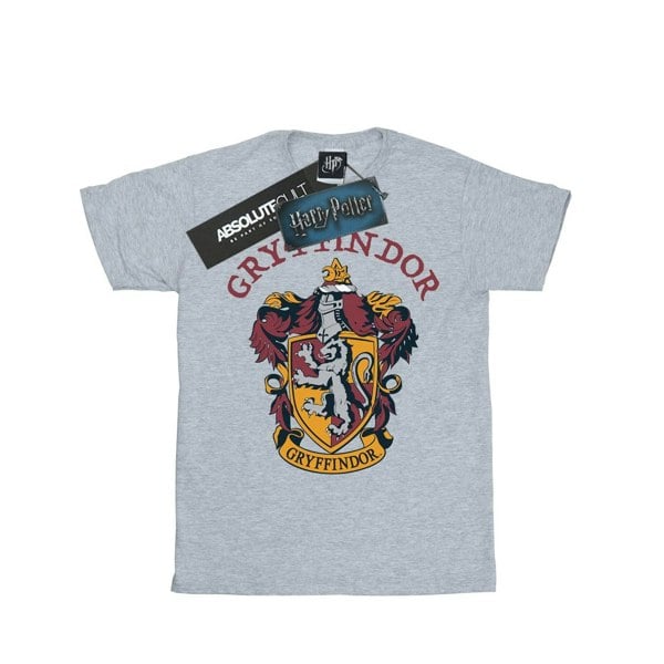 Harry Potter Girls Gryffindor Cotton T-Shirt - Sports Grey