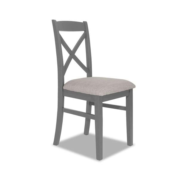 Statement Furniture Florence Crossback Dining Chair with Upholstered Seat