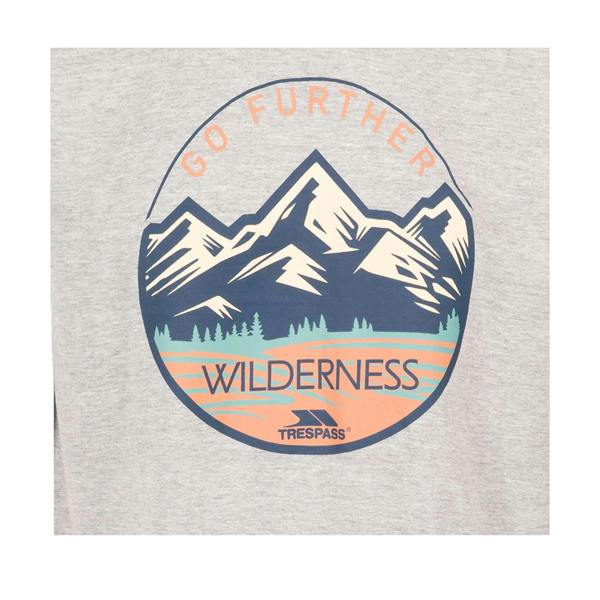 Trespass Mens Lagoon T-Shirt - Grey Marl - 