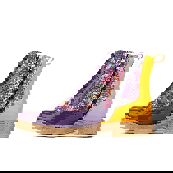 Embassy London Hatter - Purple & Hummingbird - Women's Leather Ankle Lace-up Boot