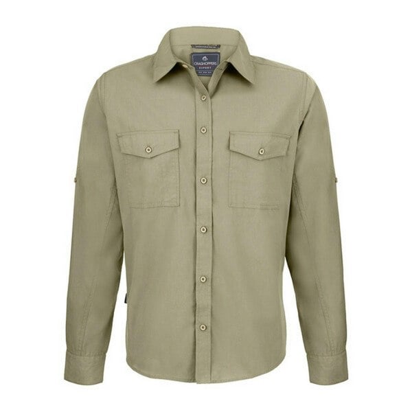 Craghoppers Mens Expert Kiwi Shirt - Pebble