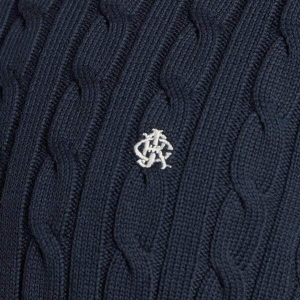 Joules CABLE CREW Sweatshirt   in  Navy