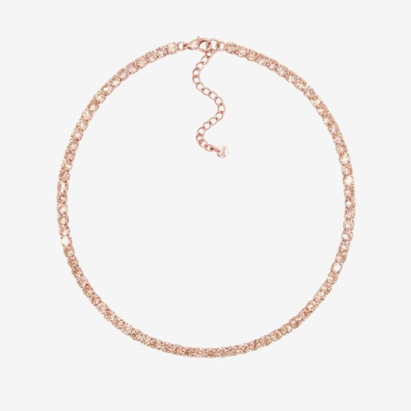 Uchi & Soto Shikaku Rose Stone Tennis Necklace