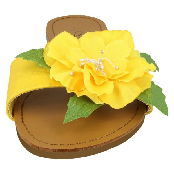 Spot On Ladies Spot On Flower Detail Sandals