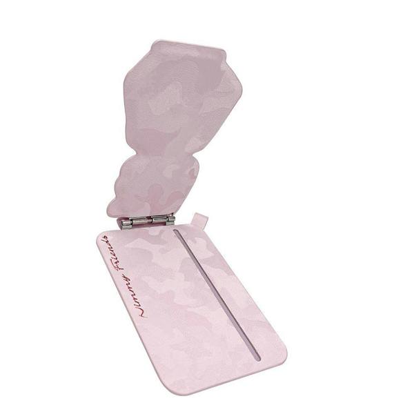 Nimmy Friends Nimmy Fashion & Cute White Cat Series Embroidery Magnetic Stand with MagSafe Pink - N-CXMC-ZJKT-04
