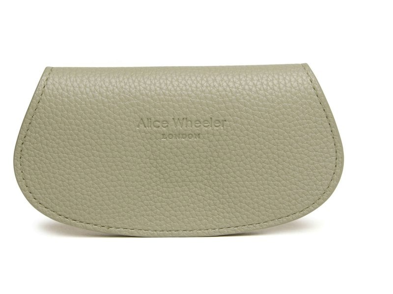 Alice Wheeler Eyeglasses Case – Textured Vegan Leather – Velvet Lined