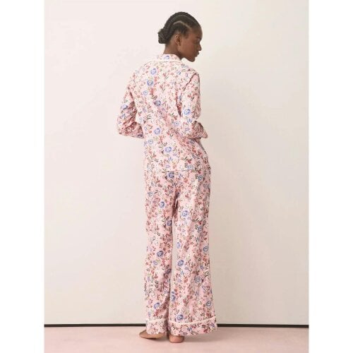 Cath Kidston Womens Floral Butterfly All-Over Print Long Pyjama Set - Pink