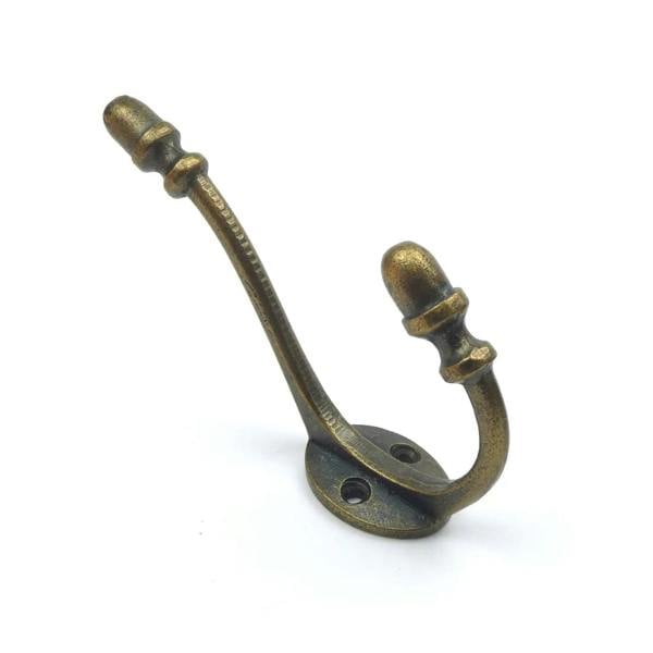 Cast Iron Acorn Design Hat & Coat Hook In Antique Copper Finish 130mm - Pack of 5
