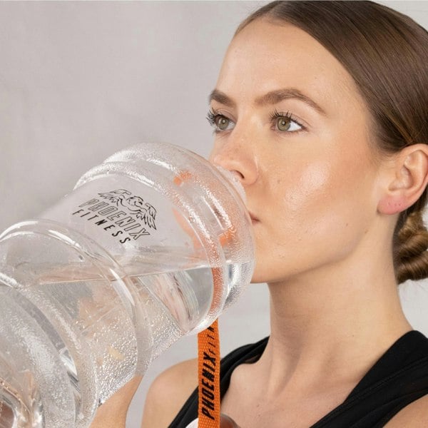 Phoenix Fitness 2L Drinks Hydration Water Bottle - Clear