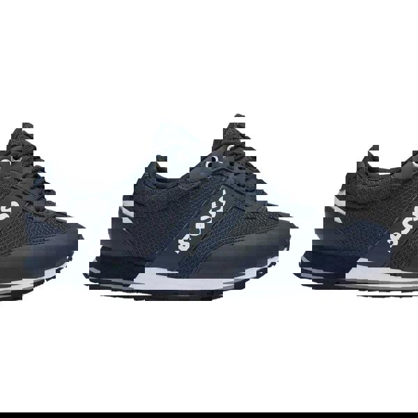 Boss Mens Mesh Parkour Trainers - Dark Blue