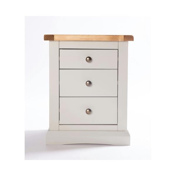 Loreo 3 Drawer Bedside Table