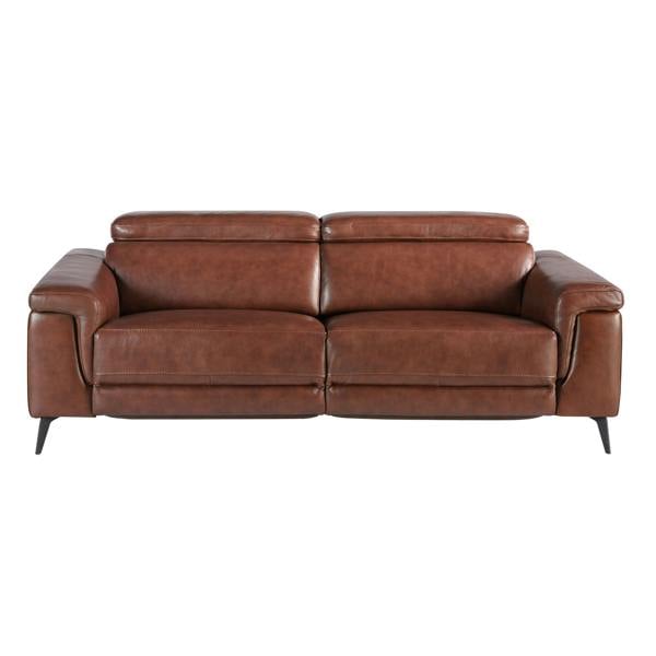 Angel Cerdá Relax sofa in brown leather 6116/6117