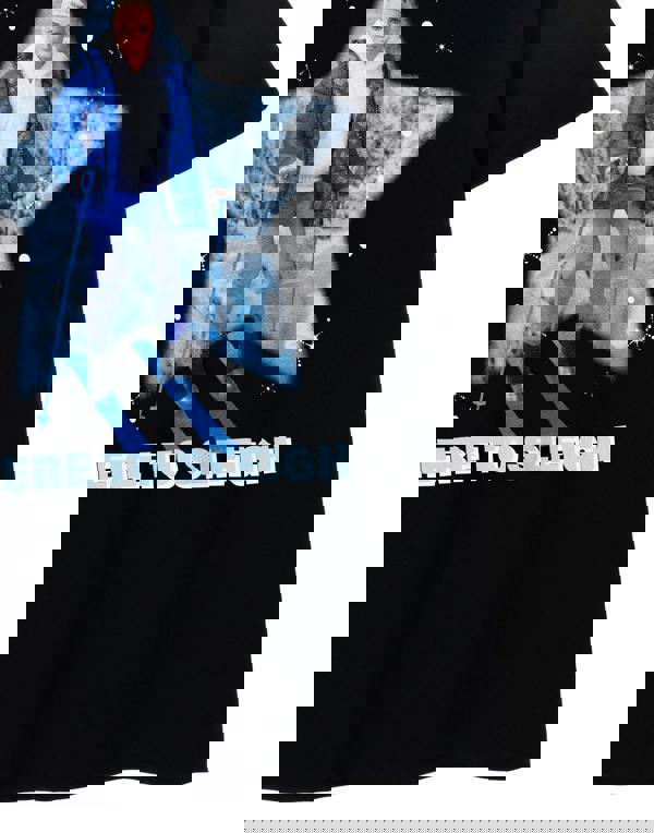 Barbie Mens Black Ken Here to Sleigh Short Sleeved T-Shirt