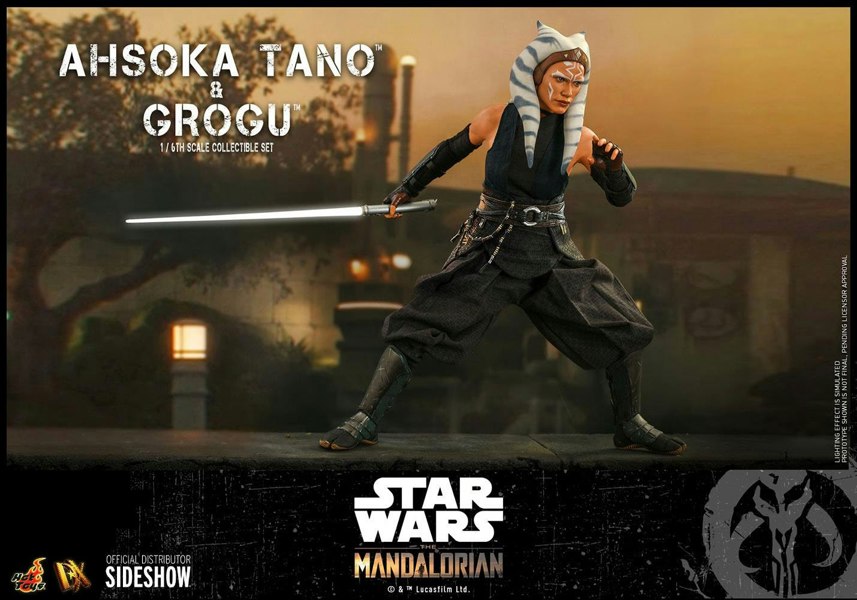 Hot Toys Ahsoka Tano and Grogu The Mandalorian Collectible Set 1:6 Scale Hot Toys 908145