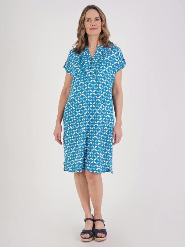 TIGI Mosaic Print Dress