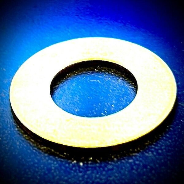Fixaball Imperial Flat Washers Brass Table 3 Light Thin