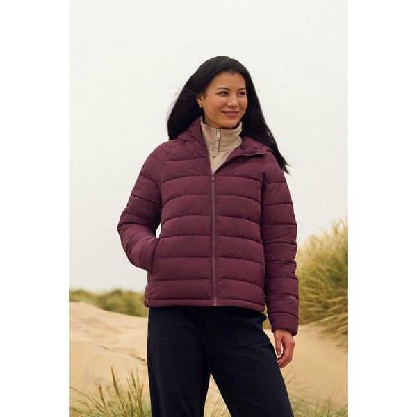 Animal Womens Light Cloud Cosi Padded Jacket - Burgundy