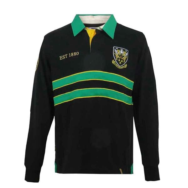Northampton-Saints-Rugby-Shirt-Vintage-Heritage-Style-Front