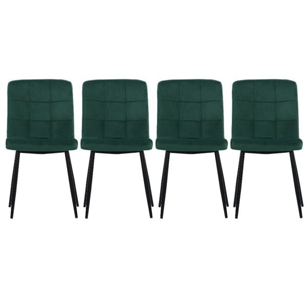44cm Wide Retro Velvet Accent Desk Chair Dining Desk Chairs Dining Chairs Living and Home
