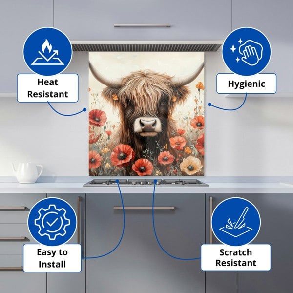 Warren Reed - Designer Cute Sloths Kitchen Splashback