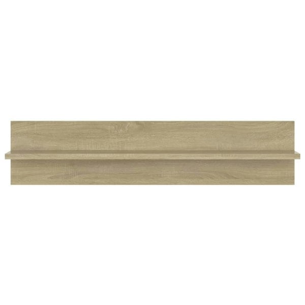 Berkfield Wall Shelf 2 pcs Sonoma Oak 80x11.5x18 cm Engineered Wood