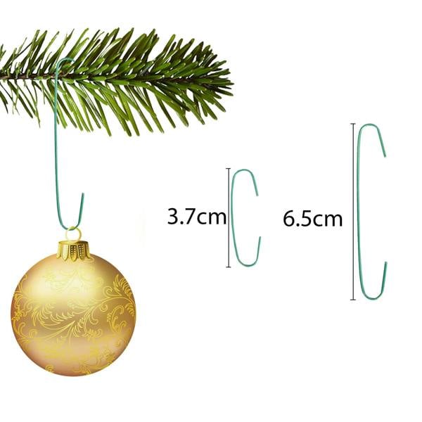 300 Pack Green Tree Decoration Hooks for Baubles, Garlands and Wreaths image 8