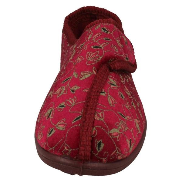 Spot On Ladies Spot On Hook & Loop Fastening Slippers LVSW