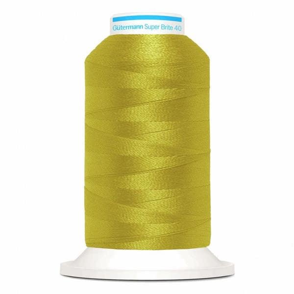 Gutermann Super Brite Polyester 40 Embroidery Thread 1000m Polyester Thread Suitable For Embroidery