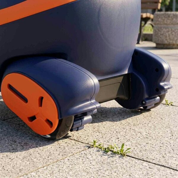 12V Electric Wiggle Car, 2-In-1 Kids Ride On Toy with 2 Speeds, Soft Start, PU Wheels, RGB Lights, Up to 60 kg, Orange