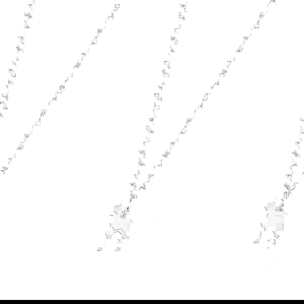 Mylee London Large Munsterlander Silhouette Silver Necklace - Personalised