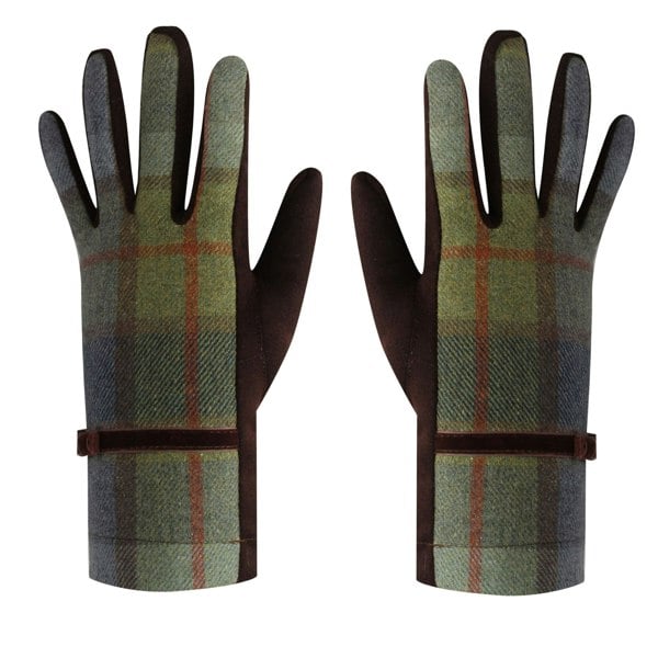 Earth Squared Wool Blend Ladies Gloves – Velvet Bow Detail – One Size