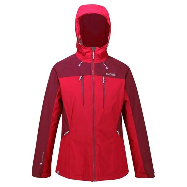 Regatta Womens/Ladies Highton Waterproof Padded Jacket - Dark Cerise/Purple Potion - 