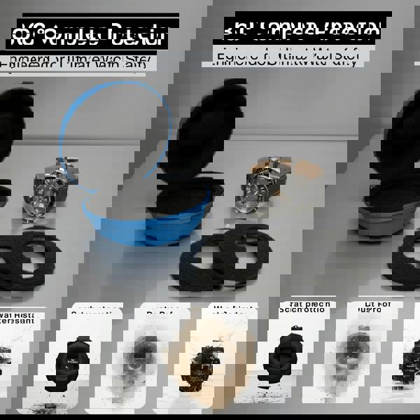 Blue Single Watch Travel Case – Sleek, Durable & Portable watchcaseKennett Great Britain