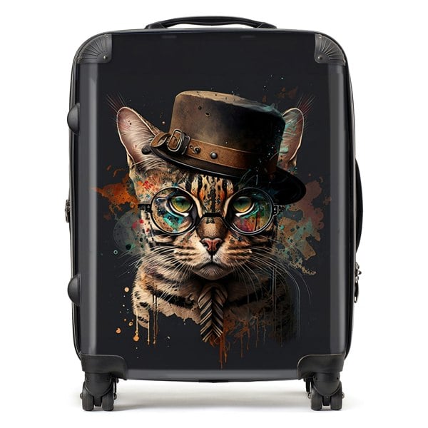 Warren Reed Bengal Cat Splashart Suitcase