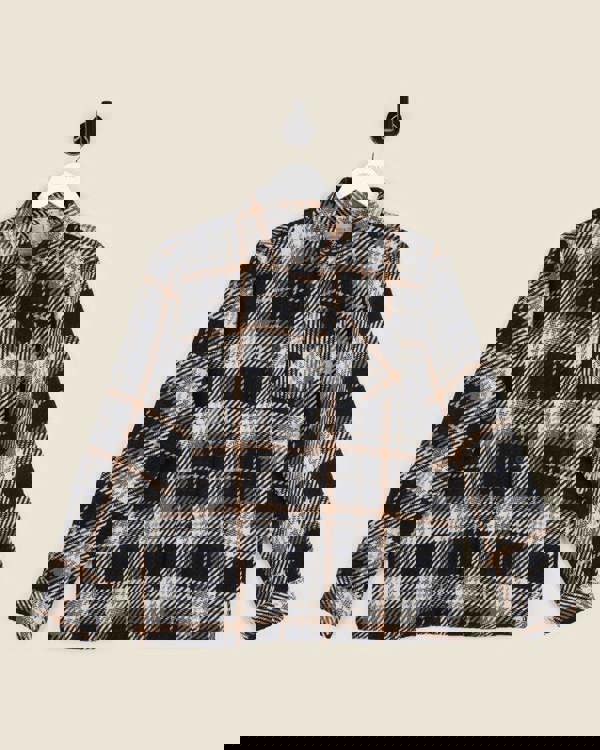 Larsson & Co Multi Check Overshirt