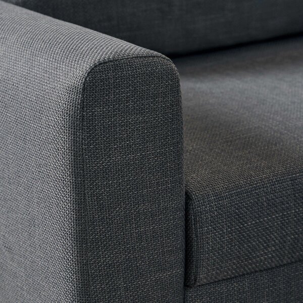 Wyld Haus San Sebastian Right Hand Corner Sofa Upholstered Dark Grey Fabric