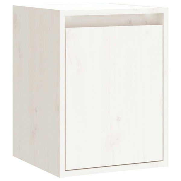 Berkfield Wall Cabinets 2 pcs White 30x30x40 cm Solid Wood Pine