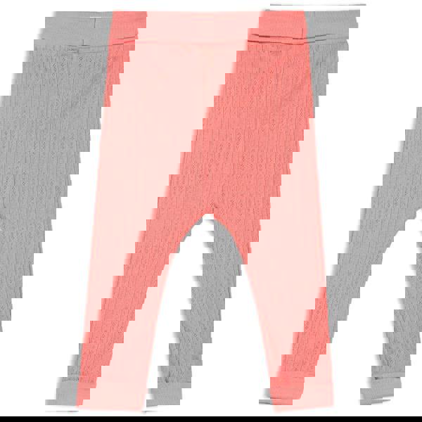 Mini Cuddles Baby Girls 3pk Floral Printed & Solid Leggings, Multicolour