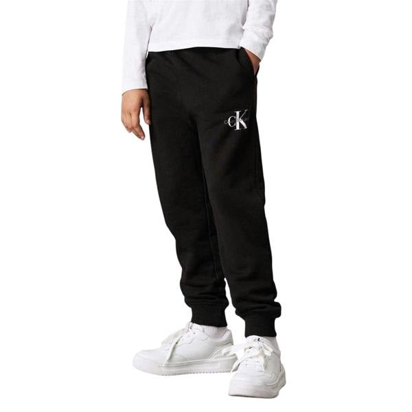 Calvin Klein Childrens/Kids Mono Regular Jogging Bottoms - Black - 