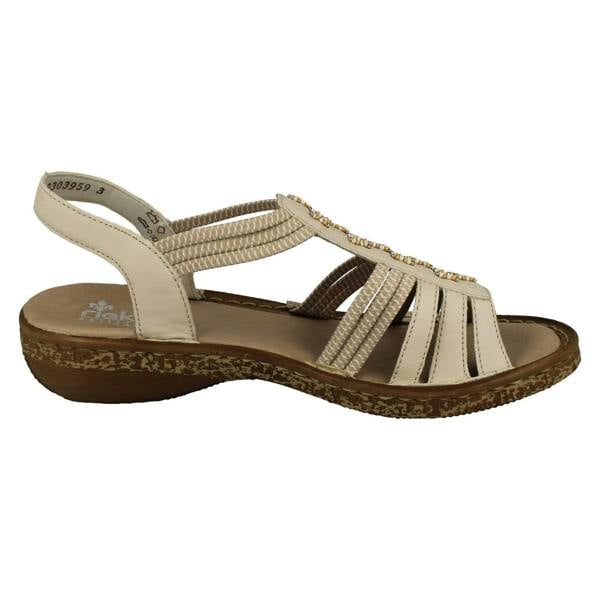 Rieker Ladies Rieker Casual Strappy Slip On Sandals 62855