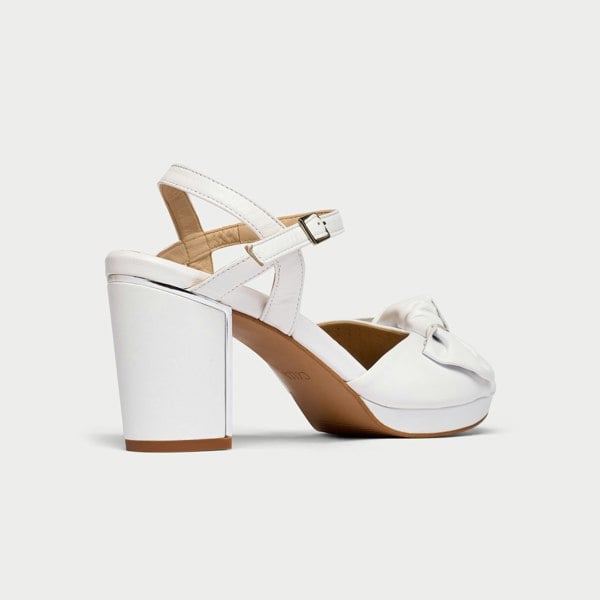 Calla Lizzie Shoes - White Leather