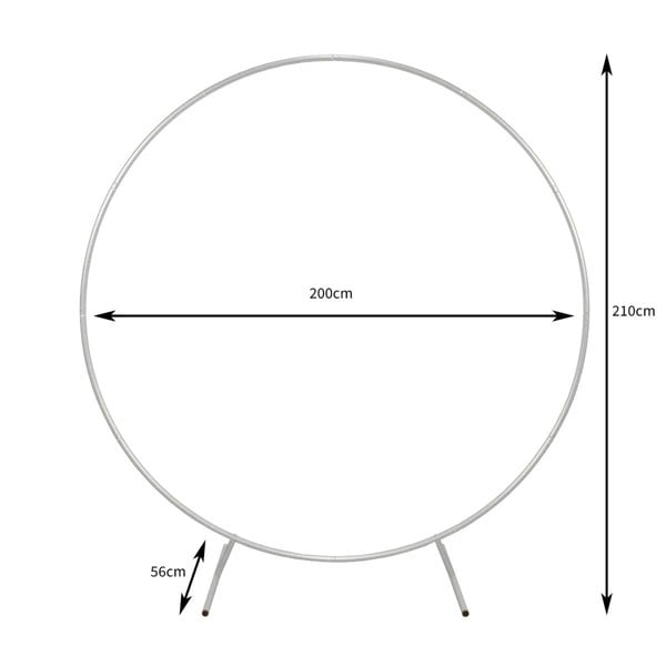 Monstershop Wedding Moongate 200cm - White