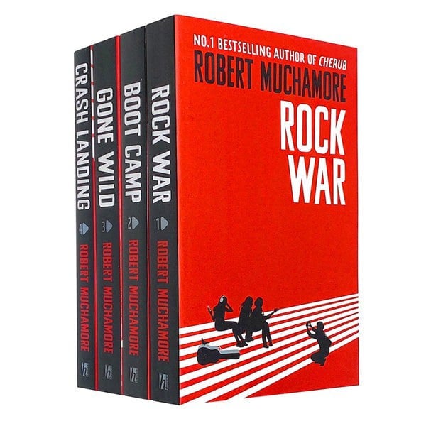 Hodder Robert Muchamore Rock War Series (1-4) Collection 4 Books Set