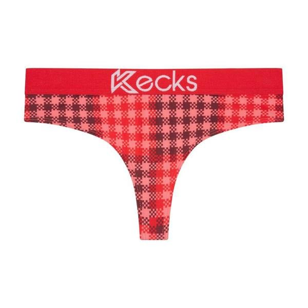 Kecks Cherry Plaid Thong