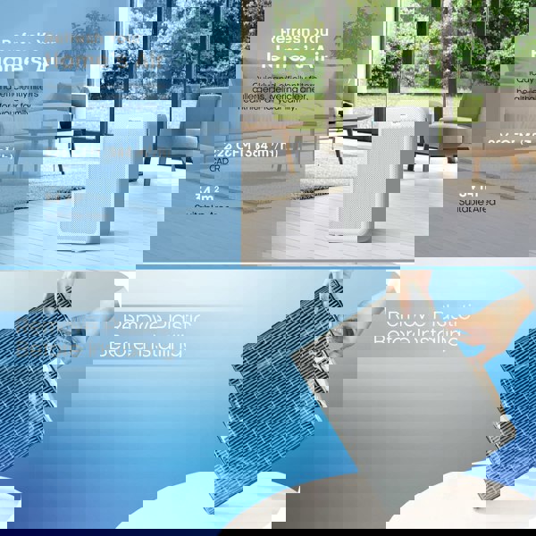 PureMate Intelligent True HEPA Air Purifier with Advanced Air Quality Sensor