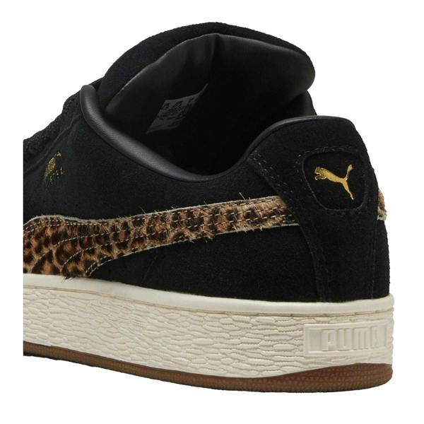 Puma Womens/Ladies XL Leo Leopard Print Suede Trainers - Black/Brown - 